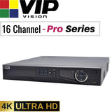 VIP Vision Pro 16 Channel Security Kit: 12MP NVR, 16 X 4MP Turret Cameras, 4TB HDD
