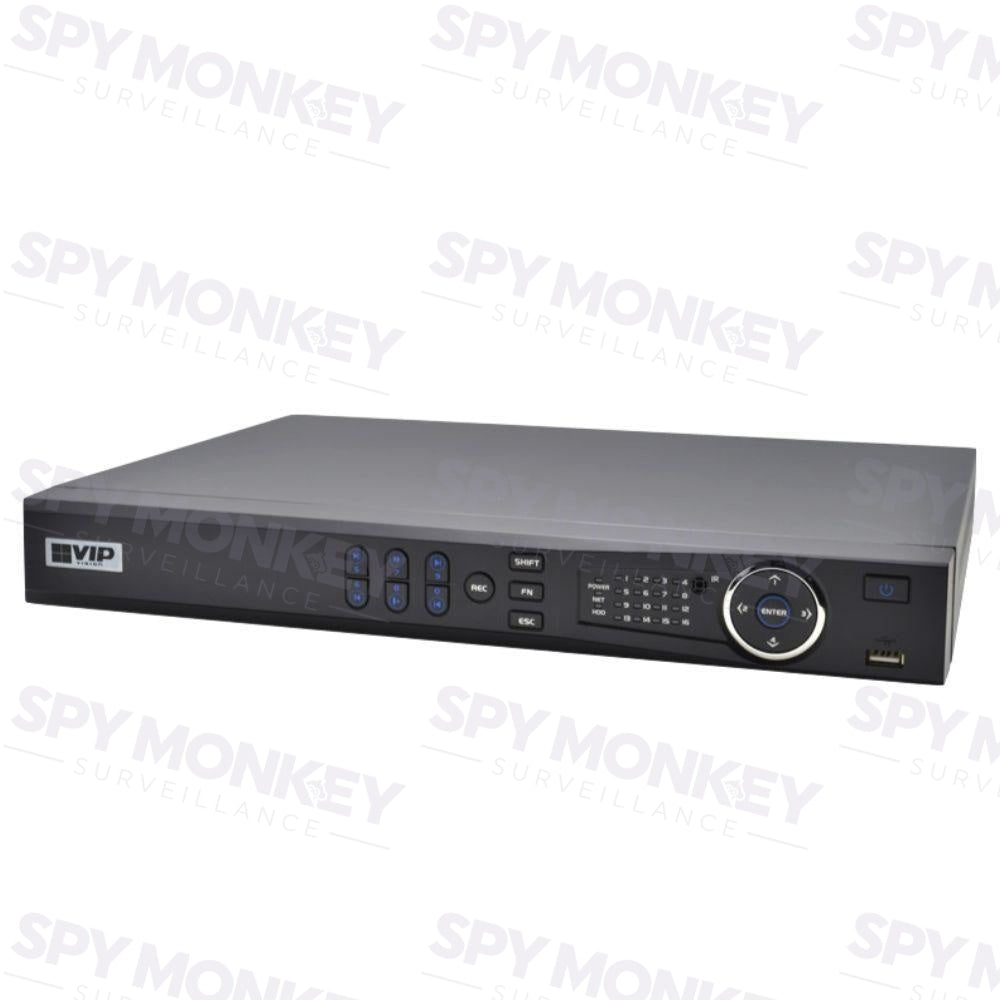 VIP Vision Pro 4 Channel Network Video Recorder: 8MP (4K) Ultra HD