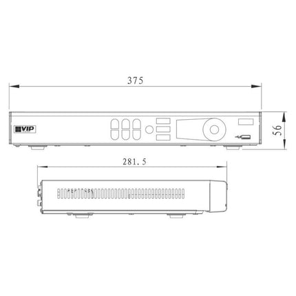 VIP Vision Pro 4 Channel Security Kit: 8MP NVR, 2 X 8MP VF Bullet, 2 X 8MP VF Dome, 2TB HDD