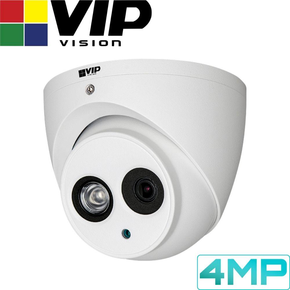 VIP Vision Pro Security Camera: 4MP Turret, 50m IR, IP67