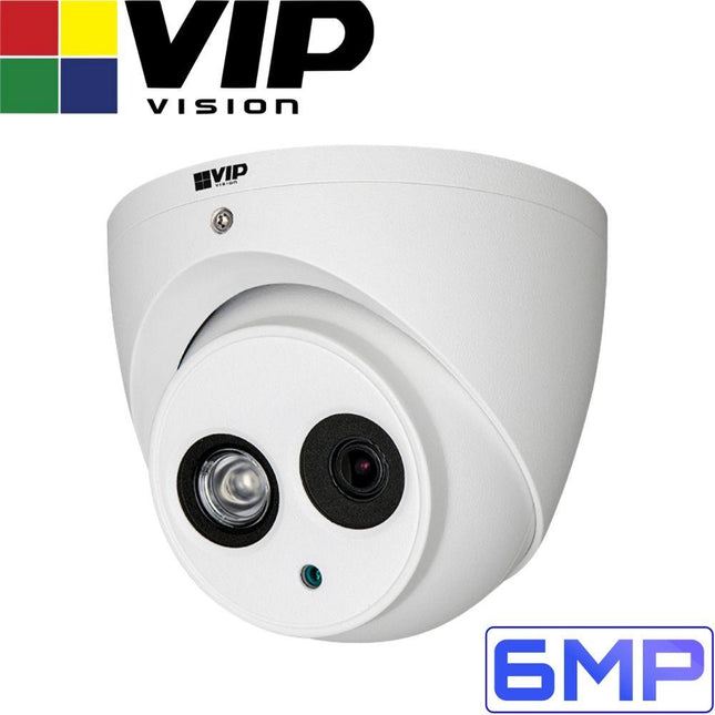 VIP Vision Professional Security Camera: 6MP Turret, 50m IR, IP67