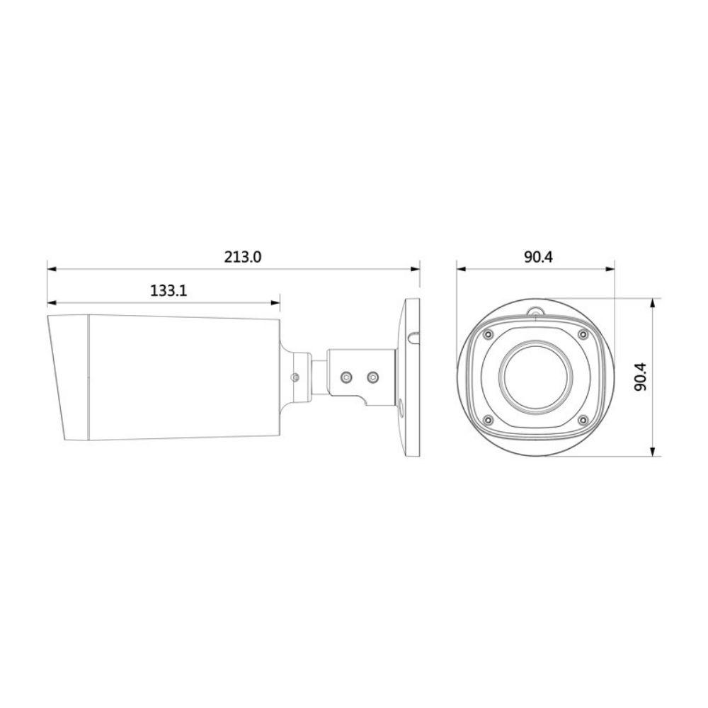 VIP Vision Pro Security Camera: 4MP Bullet, 2.7 ~ 13.5mm VF Lens