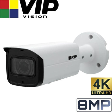 VIP Vision Pro 8 Channel Security Kit: 12MP NVR, 4 X 8MP VF Bullet, 4 X 8MP VF Dome, 4TB HDD