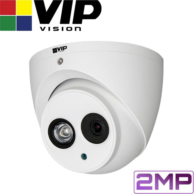 VIP Vision Pro Security Camera: 2MP Turret, 50m IR, IP67
