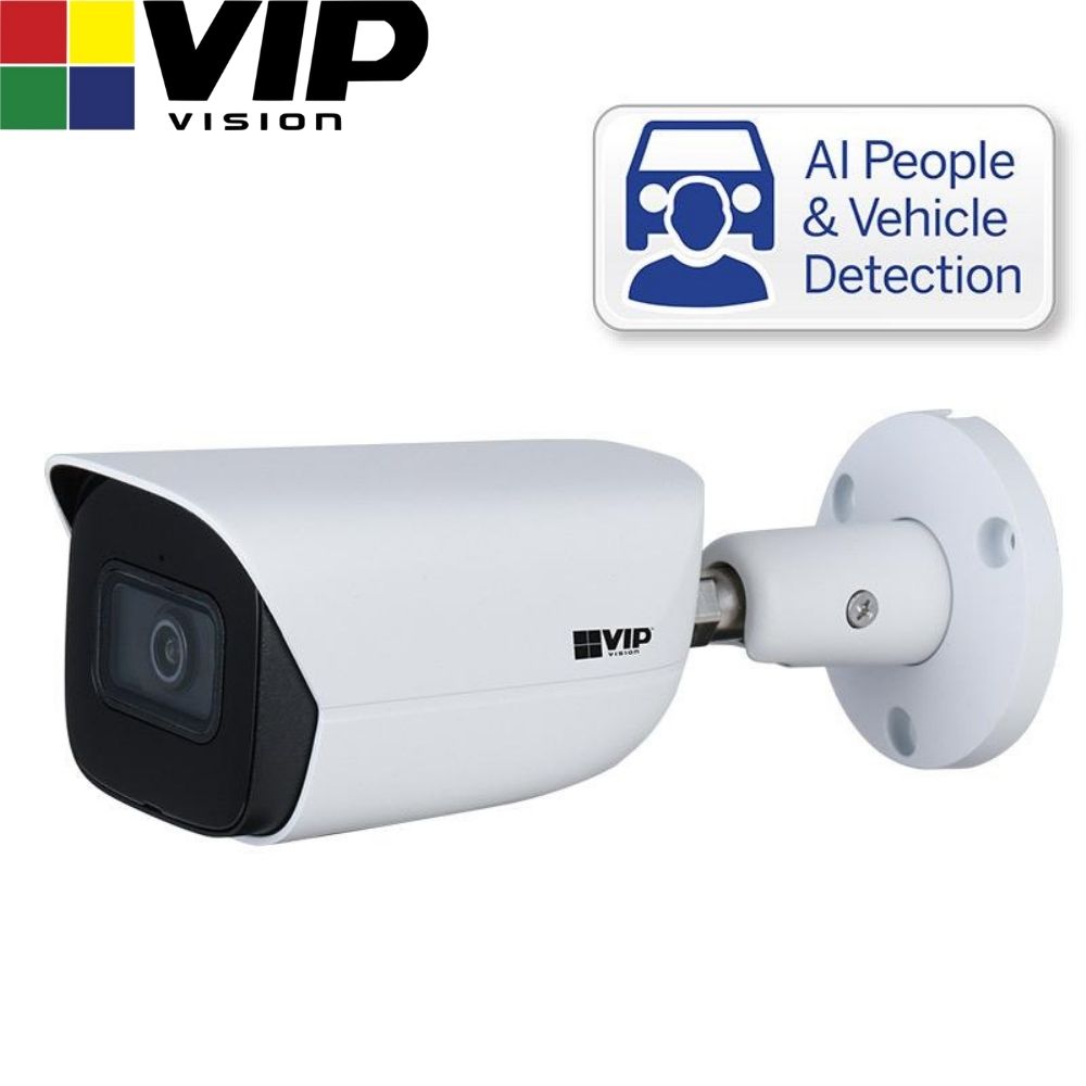 VIP Vision Security Camera: 4MP Bullet, Professional AI Series, 2.8mm - VSIPP-4BIRG-I
