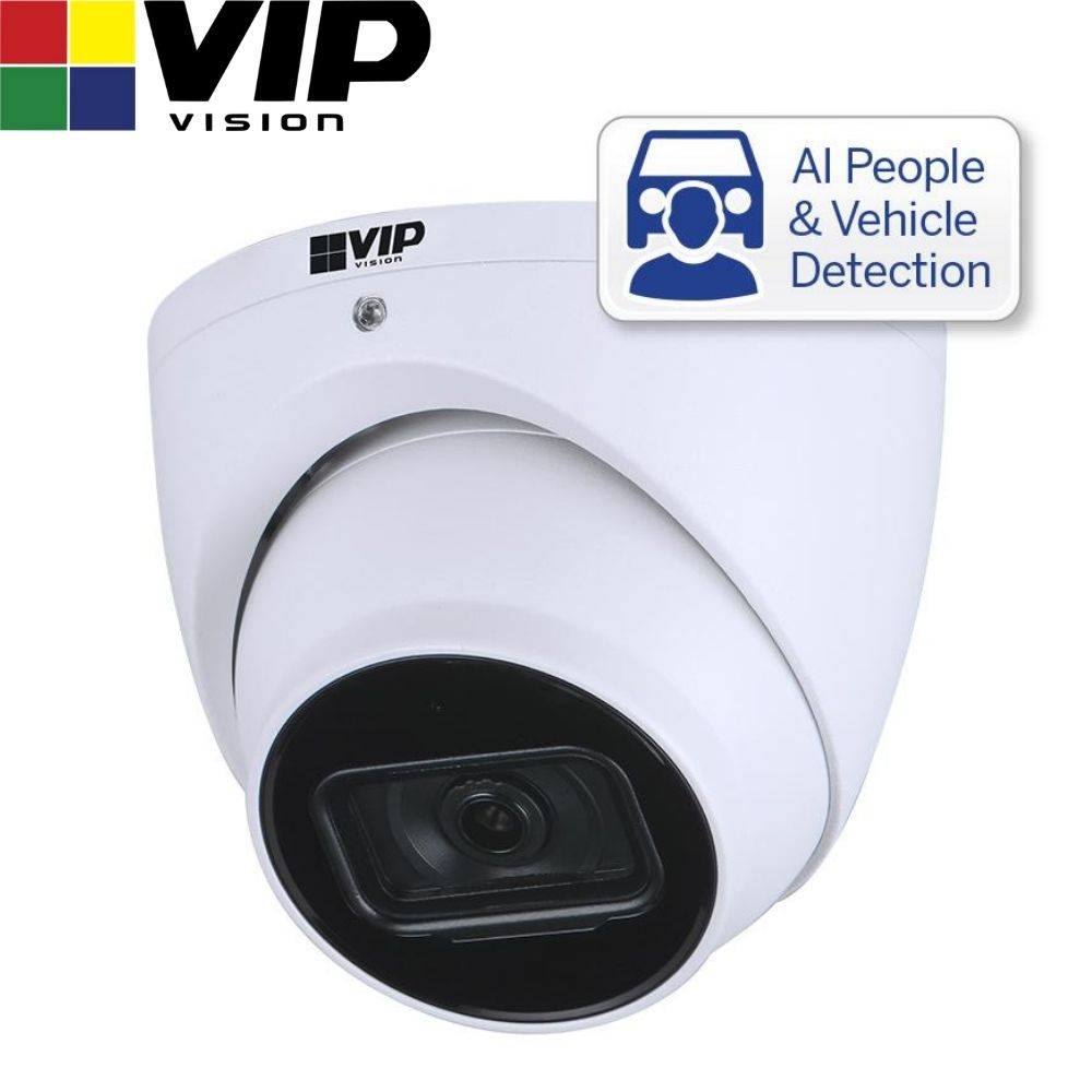 VIP Vision Security Camera: 6MP Turret, Professional AI Series, 2.8mm - VSIPP-6DIRG-I