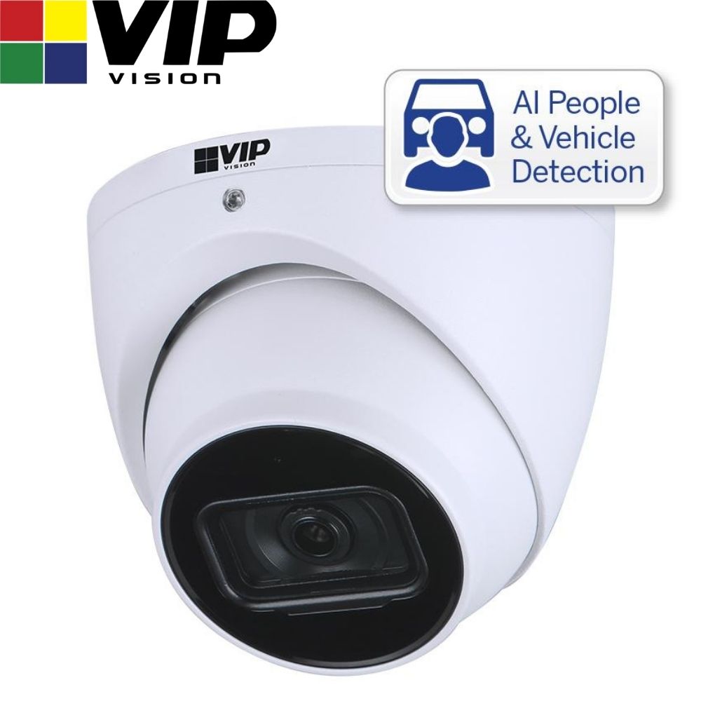 VIP Vision Security Camera: 8MP Turret, Professional AI Series, 2.8mm - VSIPP-8DIRG-I