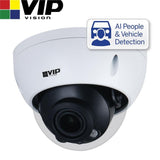 VIP Vision Security Camera: 8MP Dome, Professional AI Series, 2.7-13.5mm - VSIPP-8DIRMD-I