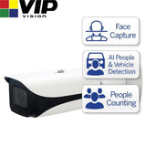 VIP Vision Security Camera: 4MP Bullet, Ultimate AI Series, 2.7-12mm - VSIPU-4BIRM-I