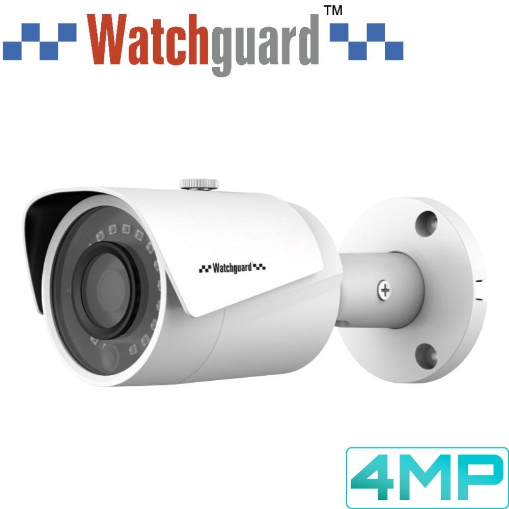 Watchguard Security Camera: 4MP Mini Bullet, 2.8mm Fixed Lens