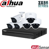 Dahua 3X66 Security System: 8CH 8MP Lite NVR, 3 x 8MP Bullet 3 x 6MP Dome, Starlight, SMD 4.0, AI SSA