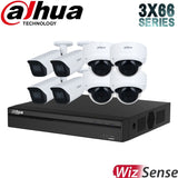 Dahua 3X66 Security System: 8CH 8MP Lite NVR, 4 x 8MP Bullet 4 x 6MP Dome, Starlight, SMD 4.0, AI SSA